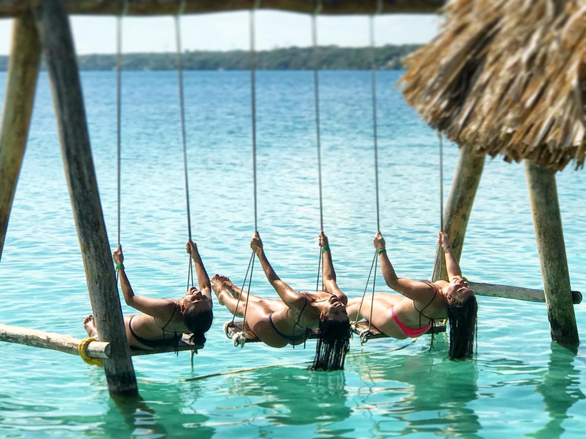 Ecocamping Yaxche Bacalar Eksteriør bilde